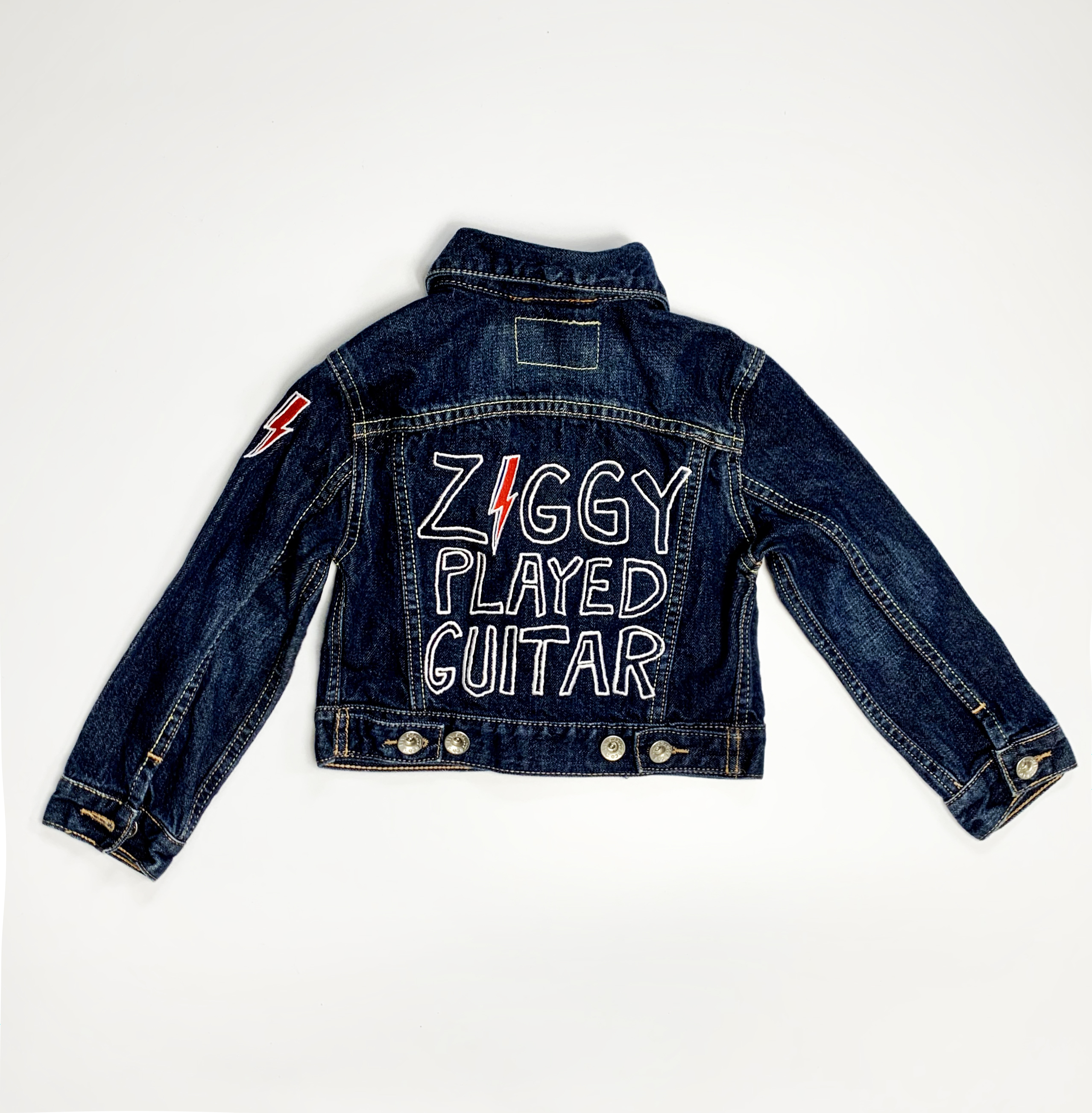 Official David Bowie Ziggy Denim Jacket - Age 3 - Junior Rags
